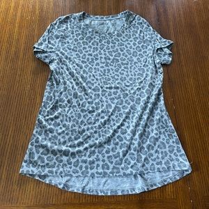 Leopard print tee